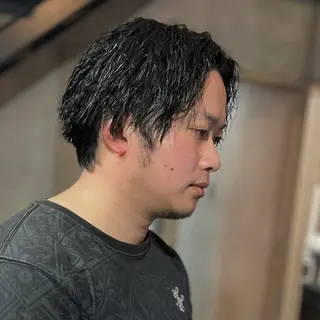 ショート パーマ メンズ 齋木 陽輝のヘアスタイル