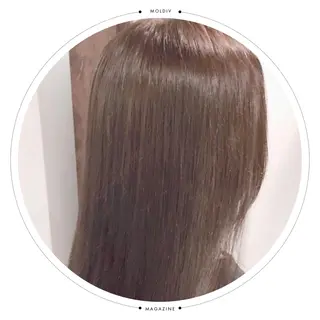 セミロング ロング カラー ✨縮毛矯正✨髪質改善 ナカシマ ユミのヘアスタイル