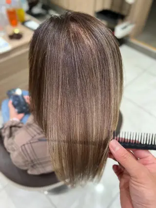 ロング パーマ 指原 仁のヘアスタイル