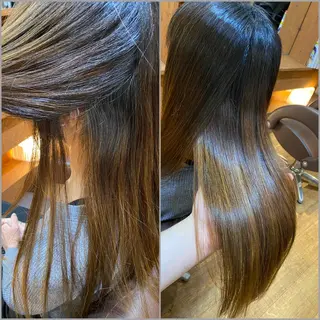 ロング パーマ 菅村 勇亮のヘアスタイル