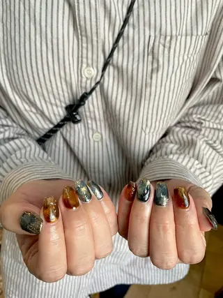 ネイル 甲府市徳行 🧸prunelleのネイルデザイン