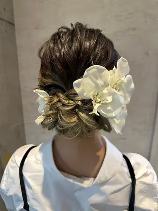 ロング ヘアアレンジ 女性に人気♪ はやしほのかのヘアスタイル