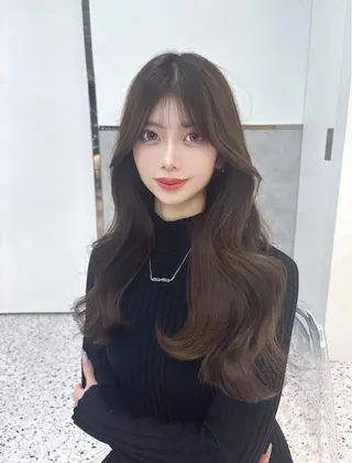 カラー 髪質改善×韓国ヘアサロン Role 博多【ロール】所属・yui🎀ブリーチ なしWカラー／博多のヘアスタイル