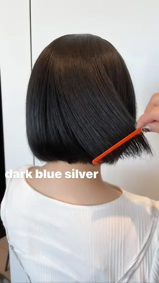 ショート カラー ヘアアレンジ ミニボブ/ブリーチ 🌈MISATOのヘアスタイル