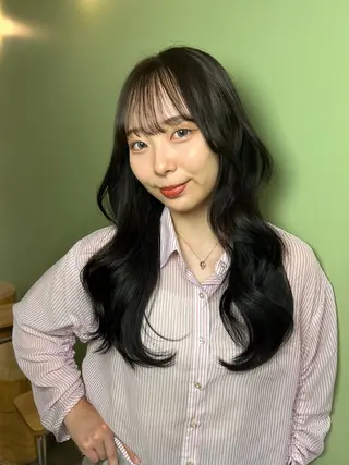 カラー 一條 乃亜のヘアスタイル