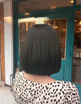 カラー 🌱なゆみ🌱透明感 /ナチュラル/高宮のヘアスタイル