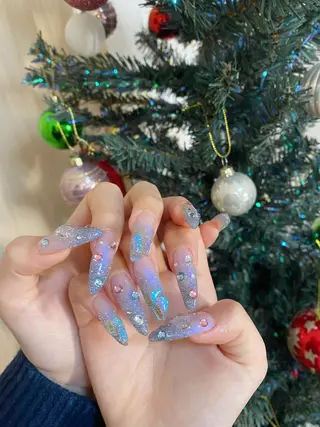 ロング 💜MIYA nail川崎店のネイルデザイン