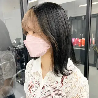 ミディアム カラー ミルボンAujua認定サロン Ria  OSAKA 梅田所属・メンズ特化/ マンツーマン/Ryuのヘアスタイル