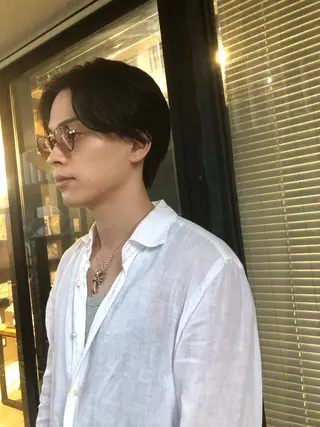 ヘアアレンジ メンズ ainico+所属・メンズ特化✂️栗原 侑也のヘアスタイル