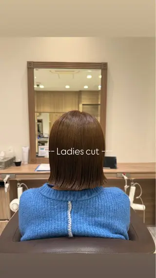 ミディアム カラー 山内 星愛🫧のヘアスタイル