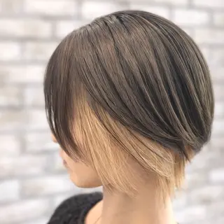 ショート 割れる髪を治す 最新パーマ/Yutaのヘアスタイル