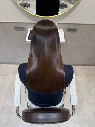 セミロング eN° by youres hair 銀座店所属・髪質改善/艶カラー /縮毛矯正/森田のヘアスタイル