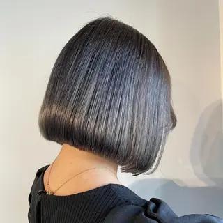 ショート カラー ヘアアレンジ マツエク・マツパ 透明感カラー/推しカ ラー☁️JURAのヘアスタイル