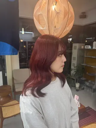 ミディアム カラー PORTHAIR/ 豊田市/YUNAのヘアスタイル