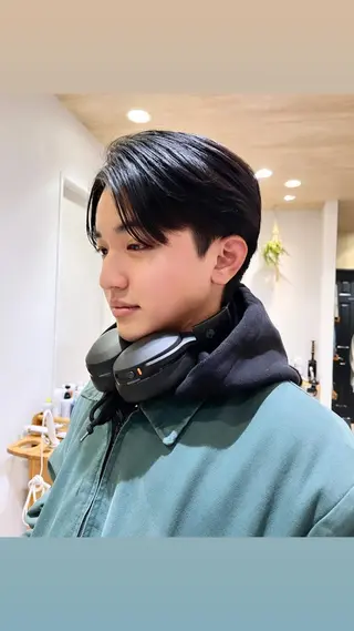 ショート メンズ 産休中です 艶カラー♡オカのヘアスタイル