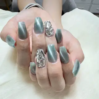 ネイル 🍄Rina🍄 韓国風ネイルのネイルデザイン