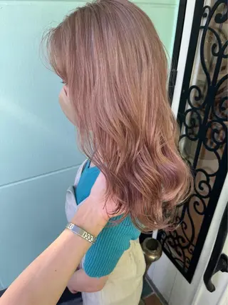 ロング ボヌールソレイユ所属・☁️彦坂唯有/ 透明感カラー☁️のヘアスタイル