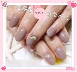 ネイル ラベンダー💖日暮里 ルル💖ネイルのネイルデザイン