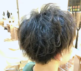 ショート パーマ メンズ メンズカット 三村洸斗のヘアスタイル