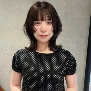 セミロング AI TOKYO　S所属・mizuki 【韓国レイヤー】のヘアスタイル