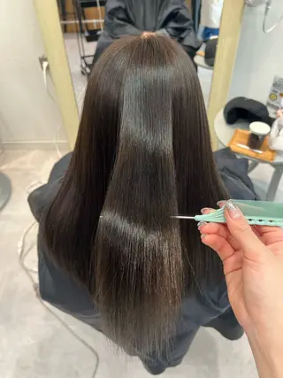 カラー 晶／艶髪カラー ／トリートメントのヘアスタイル