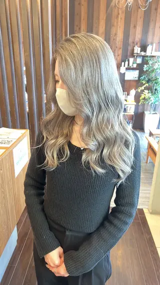 ロング カラー 具志 正太のヘアスタイル