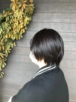 ミディアム 太白区白髪ぼかし/ ボブカット/千葉達人のヘアスタイル