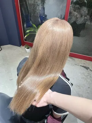 ロング カラー 透明感カラー🩶韓国 ヘア🩶ワカナのヘアスタイル