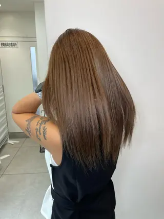 カラー ヘアアレンジ エフェクトブリーチ 神戸 三宮 麟太郎のヘアスタイル