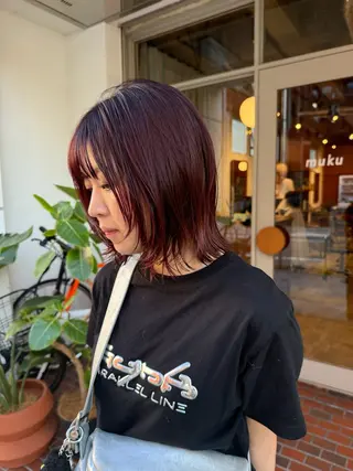ミディアム muku所属・ボブ/パーマ /muku サリのヘアスタイル