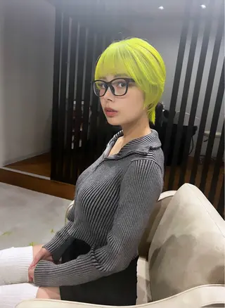 ショート カラー box mico. mutsumiのヘアスタイル