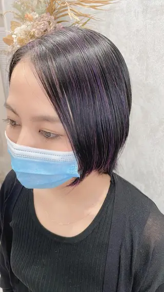 ショート カラー ヘアアレンジ Takagi Nanamiのヘアスタイル