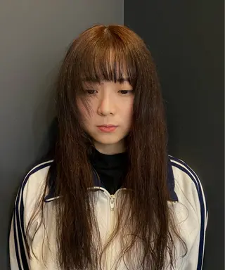 ロング カラー men'scut募集 /艶カラー/上杉健太のヘアスタイル