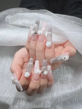 ネイル Lee Nails チップ長さだし専門店のネイルデザイン