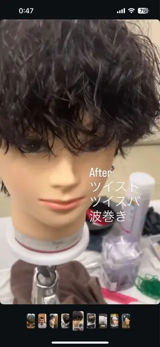 パーマ SHUN⚡️ /メンズカット⚡️のヘアスタイル