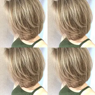 ショート カラー 井上 一平のヘアスタイル