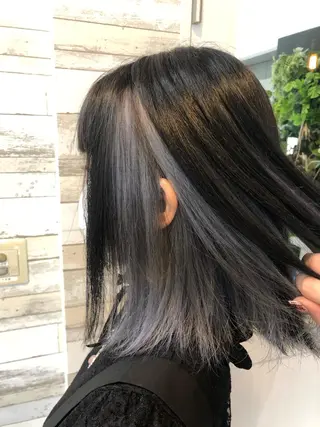 ミディアム L'wis所属・🪄🫧ハイトーン/ 乙津茜🐰L'wisのヘアスタイル