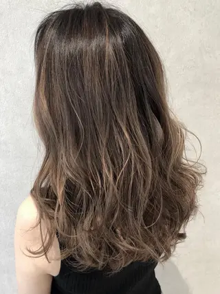 セミロング カラー La fith hair letter所属・Lafith住道 TATSUYAのヘアスタイル