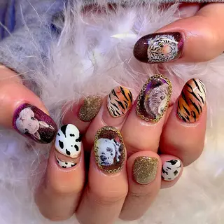 ネイル シェアサロンLei.g(レイジー)所属・3Dアートネイル💗 都築レナのネイルデザイン