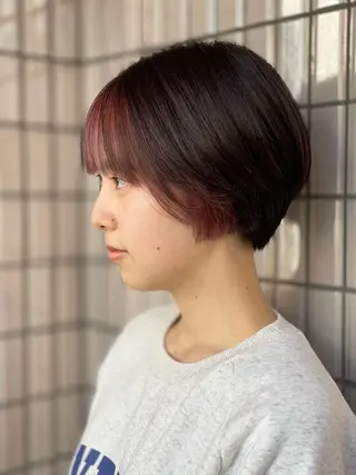 ショート Matina hair所属・原 千景のヘアスタイル