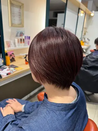 ショート カラー L-Blossom北上尾所属・大塚 しおりのヘアスタイル