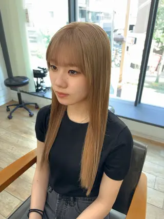 ロング カラー ダブルカラー 🌙ｃｈｉｎａｒｉのヘアスタイル