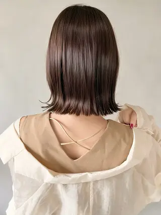 ミディアム 透明感カラー/ mizukiのヘアスタイル