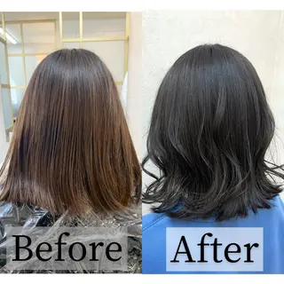 ミディアム カラー ECLART milia【髪質改善 個室サロン】所属・MIHO /のヘアスタイル