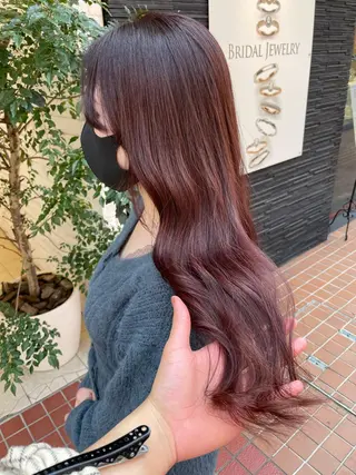 ロング カラー VEGA天神 ブリーチのヘアスタイル