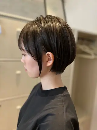 ショート カラー つぼい あつきのヘアスタイル