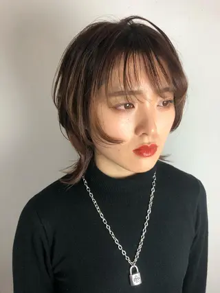 ショート カラー 千葉 郁也のヘアスタイル