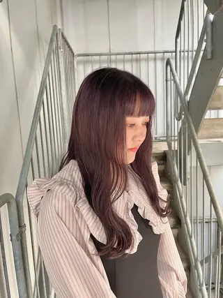ロング カラー くさかみさき🌼暖色 /耳つぼ/オタク🌼のヘアスタイル