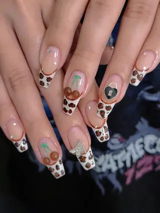 ネイル 3dパーツ/流行り 👧shushu❤️のネイルデザイン