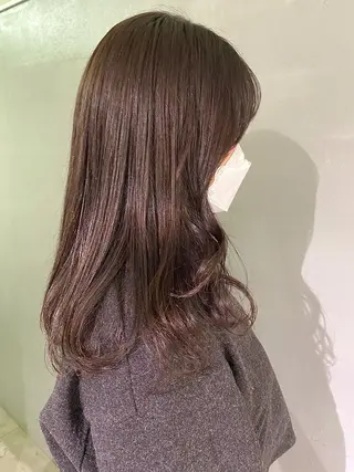 ミディアム カラー とびまつ /ショート/脱白髪染のヘアスタイル